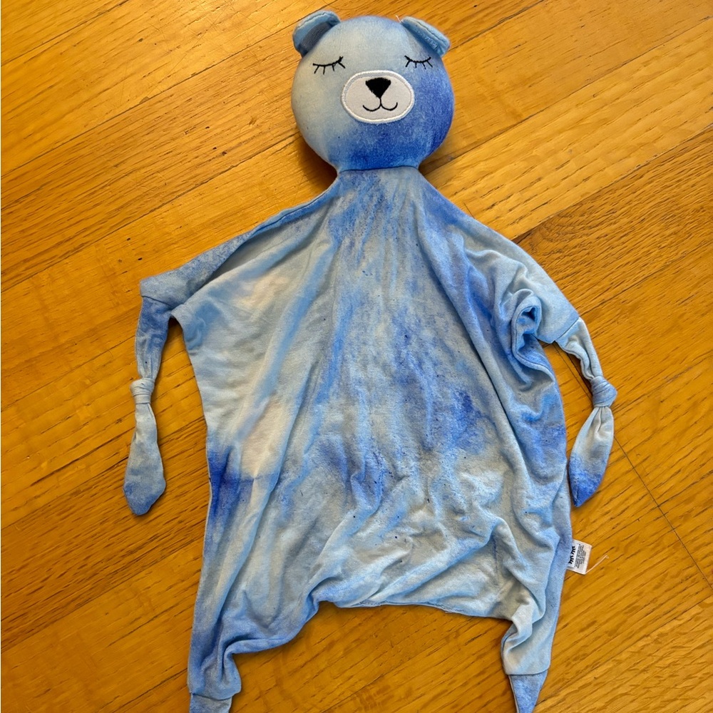 Little Sleepies Blue Watercolor Lovey Sleepyhead